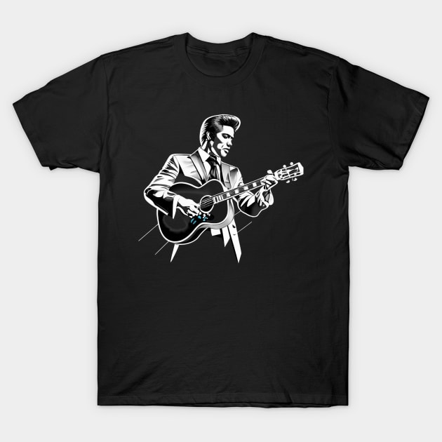 Elvis Presley T-Shirt by Aldrvnd